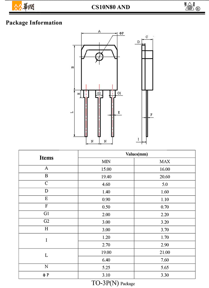 CS10N80 AND-9