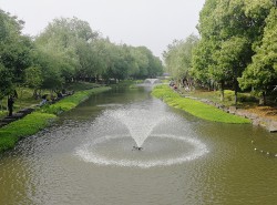 喇叭花型噴泉曝氣機